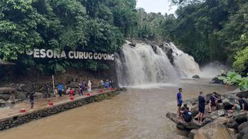 Kunjungan Curug Goong Pandeglang Tembus 20 Ribu Orang