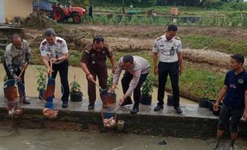 Lapas Rangkasbitung Gelar Panen Raya Ketahanan Pangan