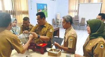 Disperindag Lebak Gelar Uji Tera Ulang Timbangan Pelaku Usaha