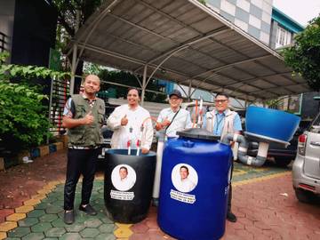 Pemprov Banten Distribusikan Toren Pupuk Organik Cair ke Tangsel