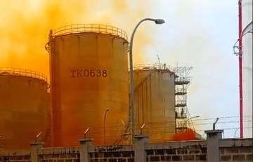 Diduga Bocor, Robinsar Minta PT Vopak Evaluasi Keamanan Tangki Gas