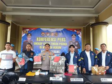 Polres Serang Amankan 15 Pelaku Kejahatan Selama Januari 2026