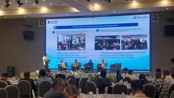 Ratusan Peserta HPN Mengikuti Seminar Nasional Pembangunan Infrastruktur 