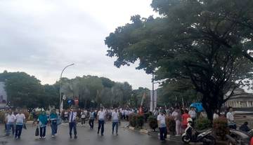 Lautan Manusia Padati Jalan Sehat HPN 2026 Banten