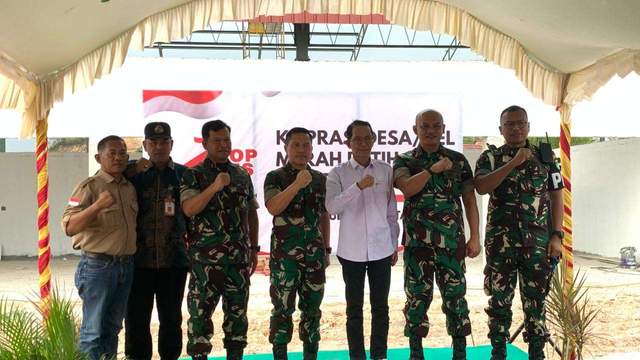 Pangdam XIX/Tuanku Tambusai Tinjau Percepatan Pembangunan KDKMP Batam