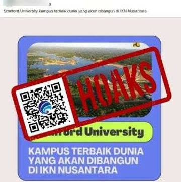 [HOAKS] Stanford University Akan Bangun Kampus di IKN