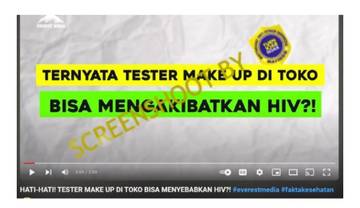 [Hoax] Penularan HIV Melalui Tester Lipstik