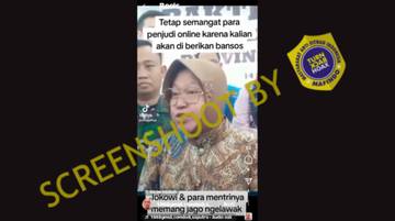[Hoax]: Pelaku Judi Online Dapat Bansos