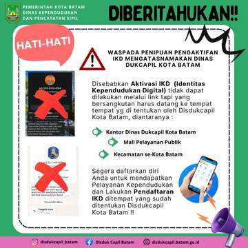 (Hoax) Pengaktifan IKD Melalui Whatsapp