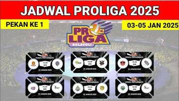 Jadwal Pertandingan Proliga Putaran Pertama Pekan 1 Tahun 2025