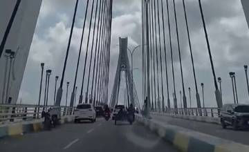Makin Ramai, BP Batam Keluarkan Larangan Parkir di Jembatan Barelang 