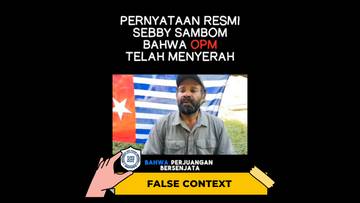  Klaim OPM Menyerah Adalah Konten Konteks Salah