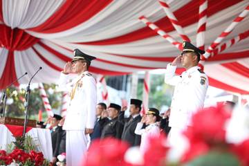Upacara HUT Ke-80 RI di Batam Berlangsung Khidmat