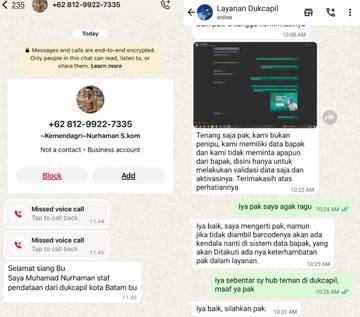 Masyarakat Diminta Waspada Penipuan Telepon Bermodus Disdukcapil