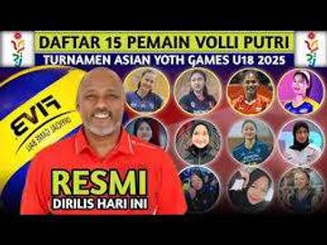 Pemain Timnas Voli Putri U18 Asian Youth Games