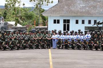 Gubernur AAU Tinjau Latihan Bhuwana Paksa Taruna