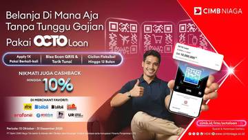 Pakai QRIS, Nasabah CIMB Niaga Bisa Gunakan Limit Octo Loan