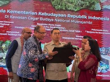 Replika Prasasti Nalanda Pererat Persahabatan Budaya India Indonesia