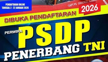 Pendaftaran Perwira PSDP Penerbang TNI Dibuka Tahun 2026