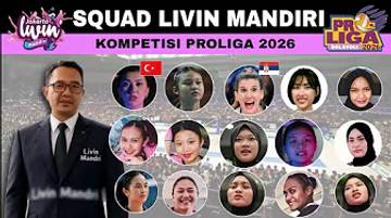 Pemain Livin Mandiri Berlaga di Proliga Tahun 2026