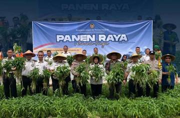 Lapas Batam Ikuti Panen Raya Secara Nasional