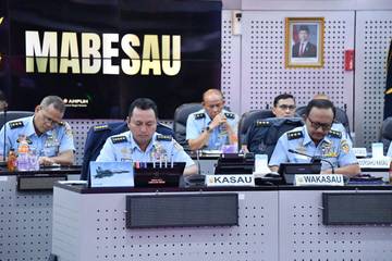 Kasau Ikuti Rapim Pertahanan Nasional Tahun 2026