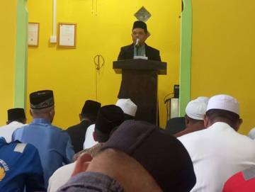 Masjid Al-Barokah Tanjung Riau Gelar Sholat Jum'at Perdana