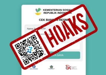 [HOAKS] Tautan Cek Bansos Resmi Mengatasnamakan Kementerian Sosial