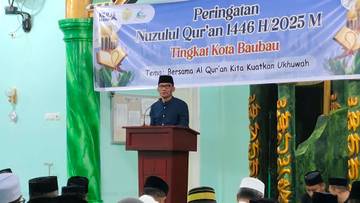 Peringatan Nuzulul Quran Tingkat Kota Baubau: Kuatkan Ukhuwah 