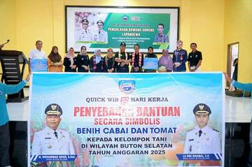 Bupati Buton Selatan Dorong Wirausaha dan Ketahanan Pangan