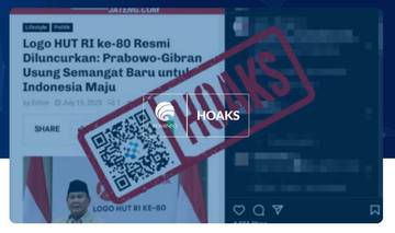 Hoaks: Peluncuran Logo HUT RI Ke-80