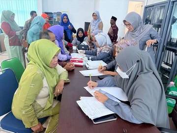 ASN Kemenag Baubau Ikuti Pemeriksaan Kesehatan Gratis
