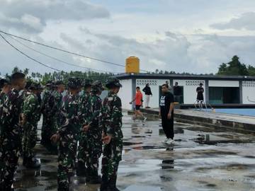 Sinergi Dispora, TNI, Warga Benahi Kolam Lowu-Lowu