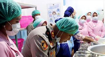 Kapolres Buton Cek Dapur SPPG Pastikan Keamanan MBG