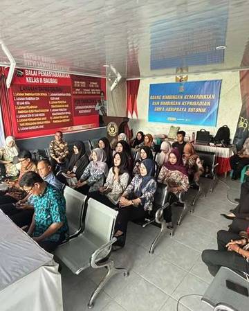 Bapas Baubau Sosialisasikan Aplikasi Smart Litmas  
