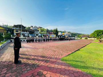 Puluhan Personel Polres Baubau Dianugerahkan Satyalencana Pengabdian 2026 
