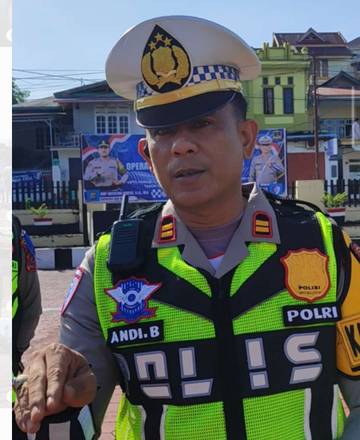 Satlantas Polres Baubau Mulai Uji Coba Tilang Elektronik