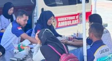 Lapas Baubau Pemeriksaan Kesehatan Gratis dan Bakti Sosial 
