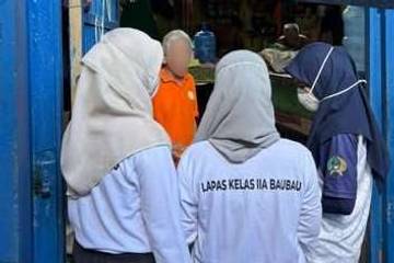 WBP Lansia  Lapas Baubau Ikuti Program Permenlansia 