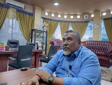 Air Hangat Sumur Bor Perumda di  Rupat Dinikmati Masyarakat