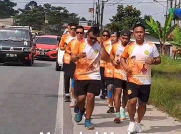 Gift Run 53 Km, Semangat Bhakti Basarnas Pekanbaru