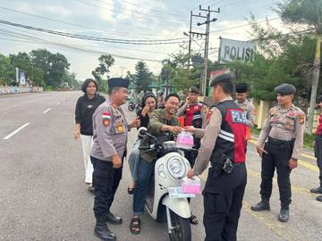 Polres Bengkalis Gelar Serabi , Bantu Warga di Bulan Ramadan