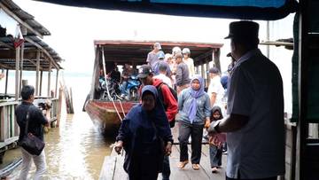 Wabup Muzamil Tinjau Kesiapan Pelabuhan Sambut Arus Mudik