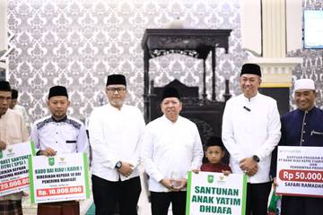 Safari Ramadan Perdana Pemprov Riau di Kepulauan Meranti