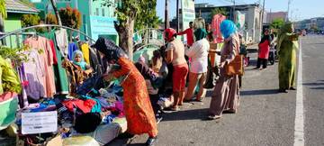  MTs YPPI Bengkalis Gelar Bazar Pakaian Layak Pakai