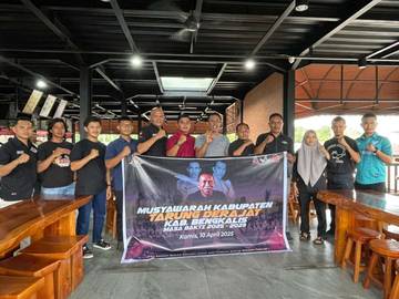 Muhammad Faizal Nahkodai Tarung Derajat Bengkalis 2025-2029