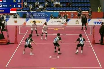 Atlet Takraw Bengkalis Perkuat Tim Indonesia Tundukkan Korea Selatan