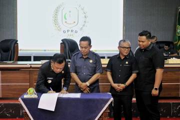 Bupati dan DPRD Meranti Teken Nota Kesepahaman RPJMD