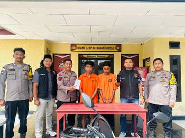Kepolisian Sektor Rupat Tangkap Dua Begal Sadis
