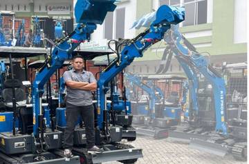 Mini Excavator RIPPA Hadir di Pekanbaru